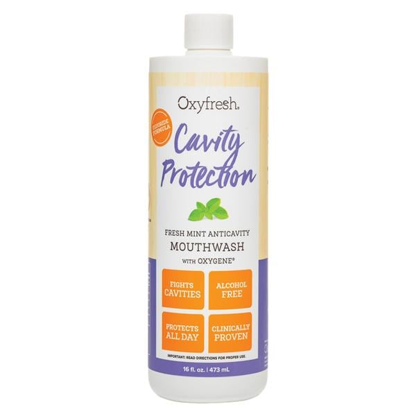 Oxyfresh Cavity Protection Fresh Mint Mouthwash 16 oz 16oz/Bt