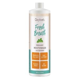 Oxyfresh Fresh Breath Fresh Mint Mouthwash Bottle 16oz/Bt