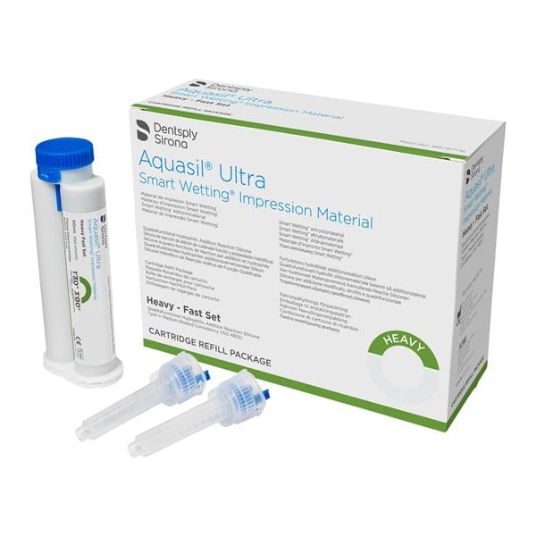 Aquasil Ultra Smart Wetting Impression Material Try Fst St Hvy Bd Mint Rfl 4/Bx