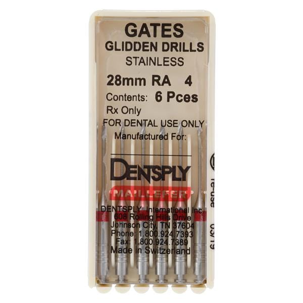 Gates Glidden Drill 28 mm Size 4 6/Pk