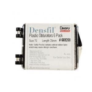 Densfil Use only with DensHeat Oven Obturators 25 mm Size 70 0.04 Plstc Grn 6/Pk