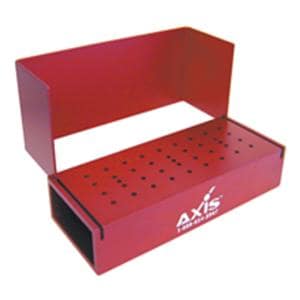 Bur Block Aluminum 14 Hole Red Swivel Top Ea