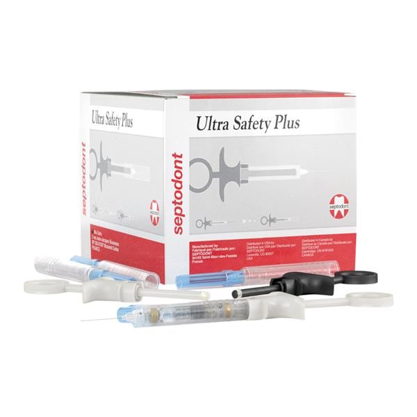 Ultra Safety Plus XL Self Aspirating Syringe 27 Gauge Long Yellow 100/Bx