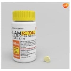 Lamictal Tablets 150mg Bottle 60/Bottle Each