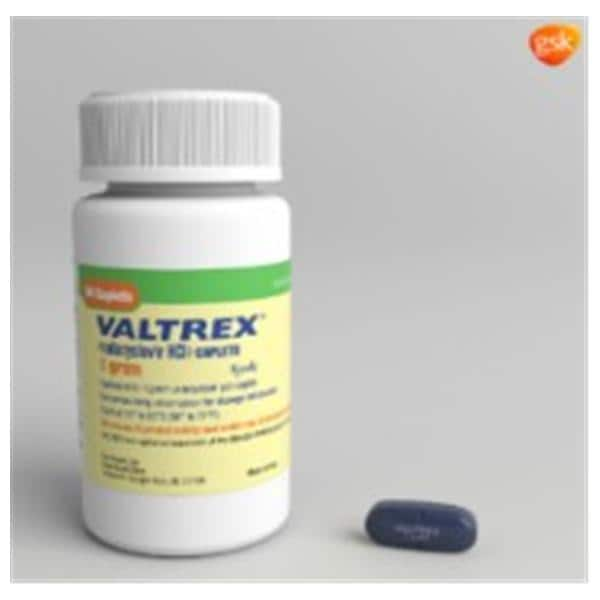 Valtrex Tablets 1gm Bottle 30/Bottle Each