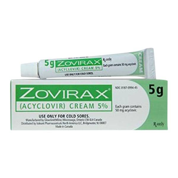 Zovirax Topical Cream 5% Tube 5gm/Tb