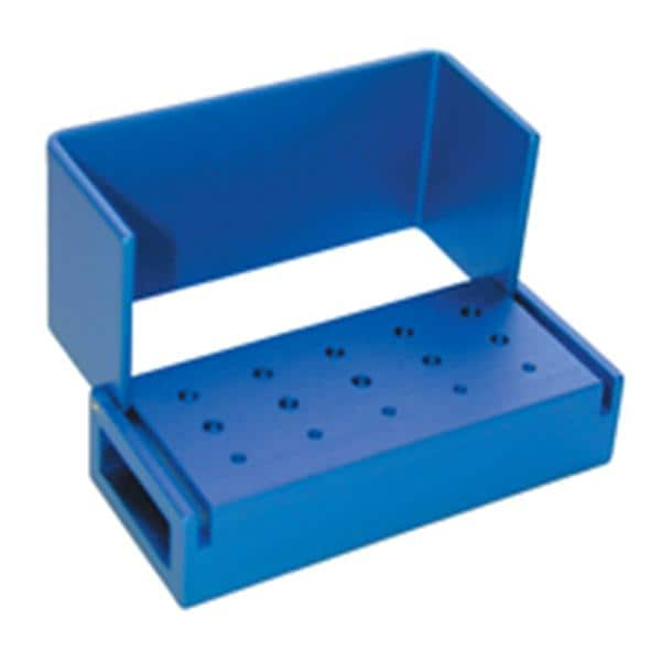 Bur Block Aluminum 15 Hole Blue Ea