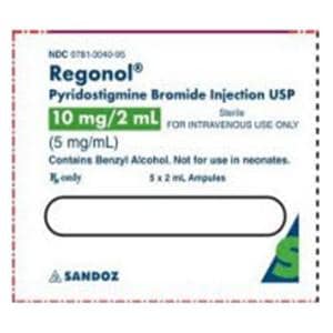 Regonol Injection 5mg/mL Ampule 2mL 10/Package