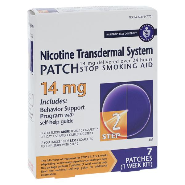 Nicotine TD Transdermal Patch 14mg 7/Bx