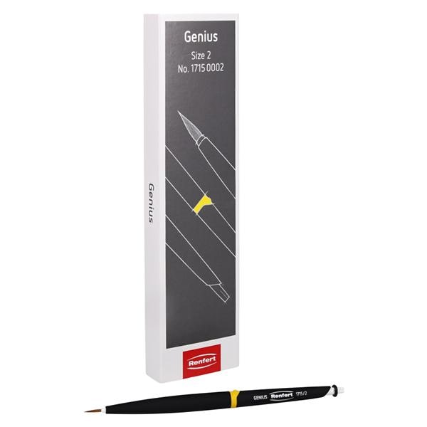 Genius Ceramist Brush Natural Bristle #2 Ea