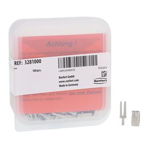 Bi-V Dowel Pin #328 With Metal Sleeve 100/Bk