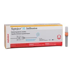 Septoject XL Needle Infiltration 25 Gauge X-Large Orange 100/Bx, 10 BX/CA