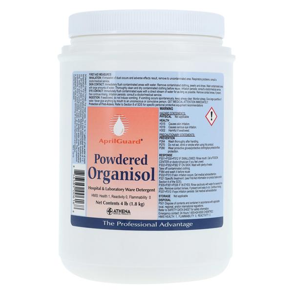 AprilGuard Powder Organisol Detergent Ea, 8 EA/CA