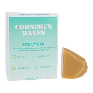 Sticky Wax Lump Yellow Lb