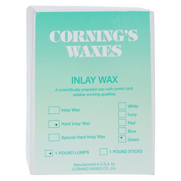 Inlay Wax Lump Green 1Lb