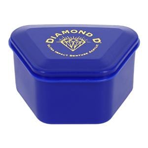 Diamond D Denture Cup Plastic Blue 1 oz Disposable 100/Pk