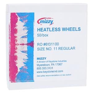 Mizzy Grinding Wheels Heatless Gray 50/Bx