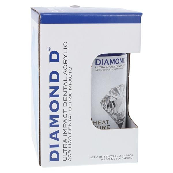 Diamond D Denture Resin Ultra Impact Acrylic Heat Cure Chroma Essence 1Lb/Ea