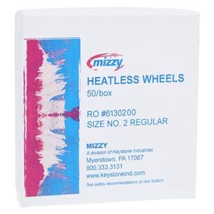 Mizzy Grinding Wheels Heatless Gray 50/Bx