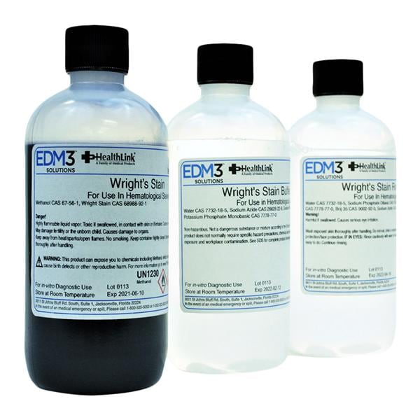 Wright-Giemsa Stain 8oz 3/Bx