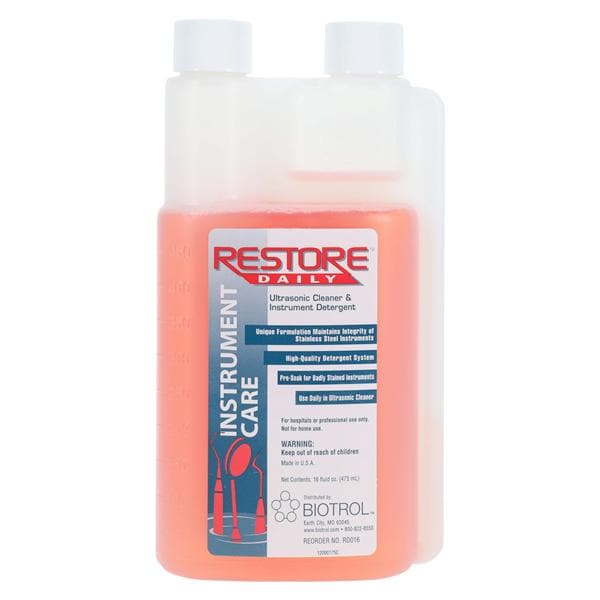 Restore Daily Ultrasonic Solution 16 oz 16oz/Bt, 6 BT/CA