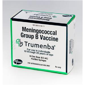 Trumenba Meningitis B Injectable .12mg Non-Returnable PFS 0.5mL 10/Pk