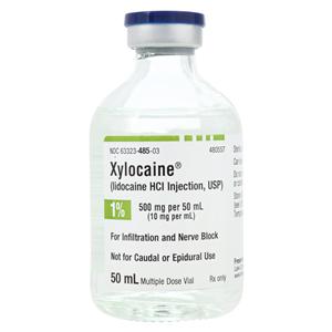 Xylocaine Injection 1% 10mg/mL MDV 50mL Each