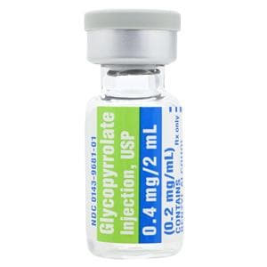 Glycopyrrolate Injection 0.2mg/mL SDV 2mL Each