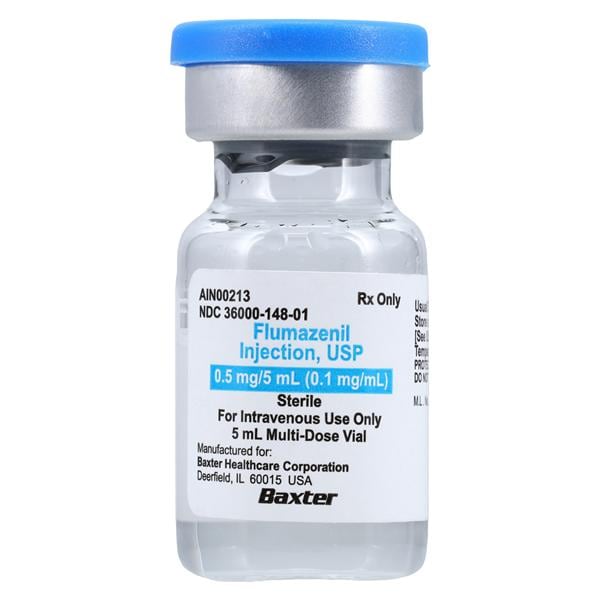 Flumazenil Injection 0.1mg/mL MDV 5mL Each