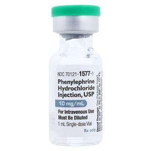 Phenylephrine HCl Injection 10mg/mL SDV 1mL Each