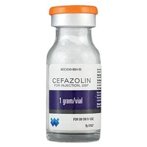 Cefazolin Injection 1gm/vl Powder Vial 10mL/Vl, 50 VL/CA