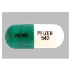 Vistaril Capsules 50mg Bottle 100/Bt