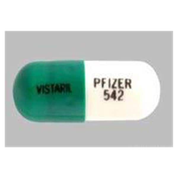 Vistaril Capsules 50mg Bottle 100/Bt