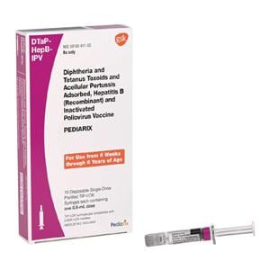 Pediarix DTaP Combo Pediatric Injectable 0.5mL PFS 0.5mL 10/Pk