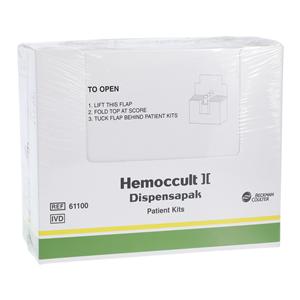 Hemoccult II Dispensapak FOBT: Fecal Occult Blood Test Kit CLIA Waived 2x50/Ca