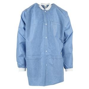 Extra-Safe Jacket 3 Layer SMS Large Ceil Blue 10/Pk