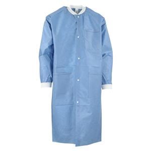 Extra Safe Lab Coat 3 Layer SMS Small Ceil Blue 10/Pk, 10 PK/CA