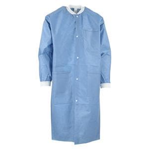 ValuMax Extra-Safe Protective Lab Coat 3 Layer SMS X-Large Ceil Blue 10/Pk, 10 PK/CA