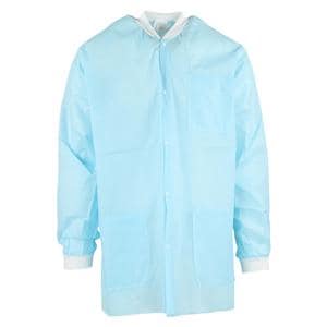 Extra-Safe Jacket 3 Layer SMS Small Sky Blue 10/Pk