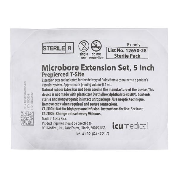 Lifeshield IV Extension Set 5-1/4" Injection Site F/M Adpt Grav 120/Ca