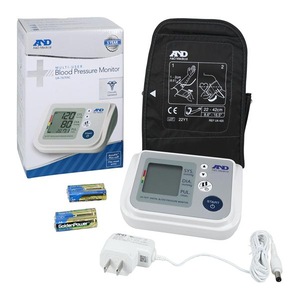 Premium Blood Pressure Monitor Gry LF Arm Digital Display Ea