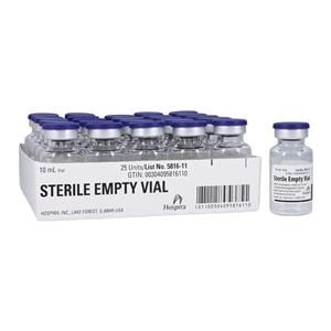 Vial Sterile 25/Pk