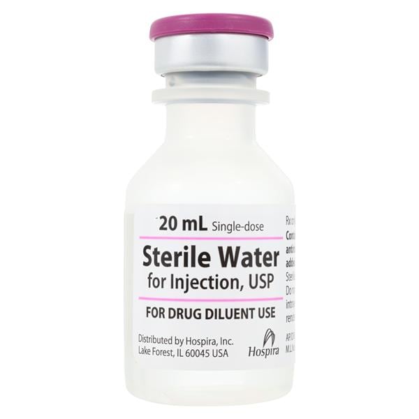 Sterile Water Injection SDV 20mL Each