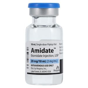 Amidate Injection 2mg/mL SDV 10mL 10/Package