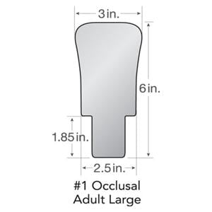 Dental Photo Mirror Fog-Free Occlusal #1 Adult X-Wide #1 Ea