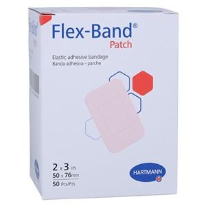 Flex-Band Patch Bandage Fabric 2x3" Flesh Sterile 50/Bx, 24 BX/CA