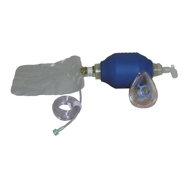 Bag Resuscitator For Manual Pulmonary Rescusitator Adult Disposable Ea