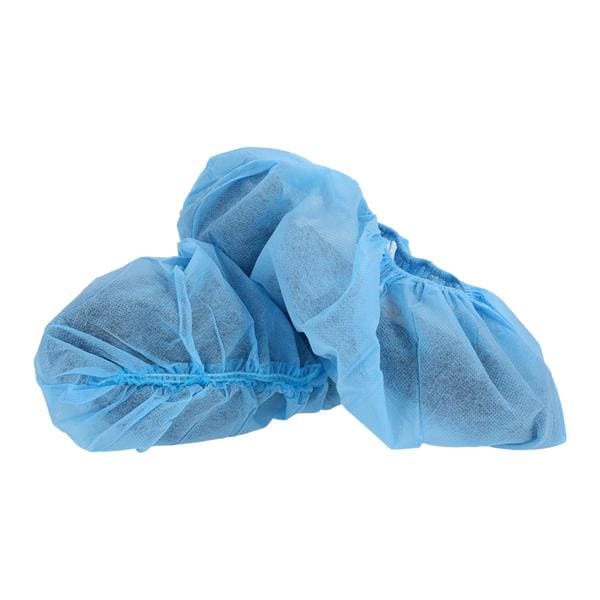 Shoe Cover Spunbonded Polypropylene One Size Fits Most Blue 150/Ca