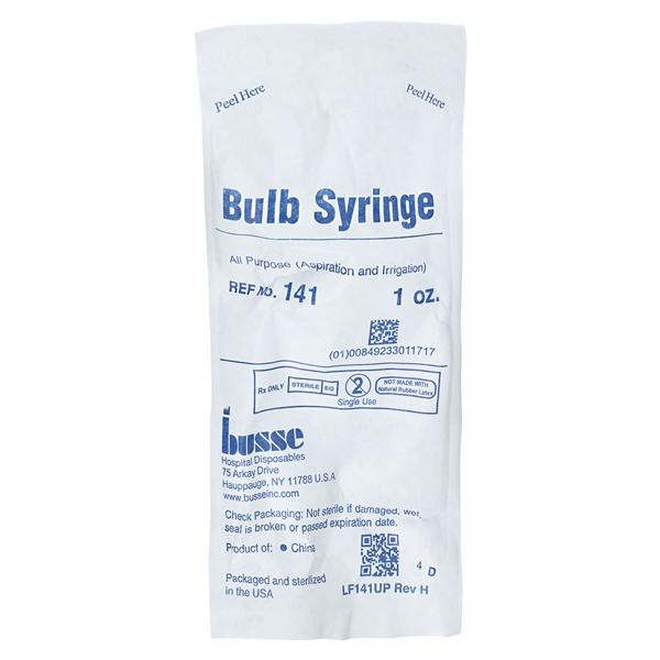 Ear Syringe 14mm PVC Sterile Disposable 50/Ca