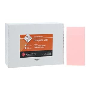 Excel Formula Baseplate Wax Sheet Hard Pink 5Lb/Bx